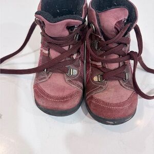 Kids Pink Hiking Boots
